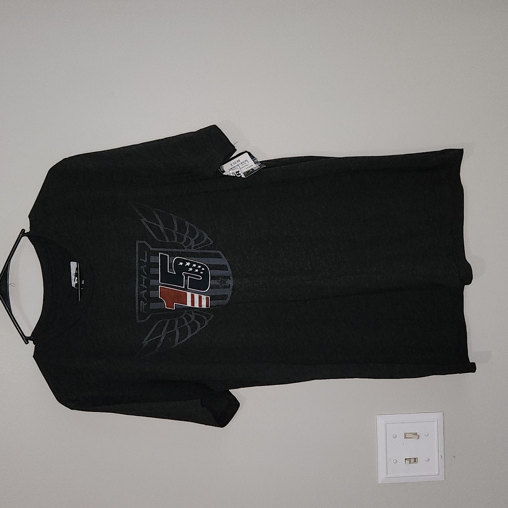 New Gray IndyCar Graham Rahal T-Shirt sz Large rll  racing NWT